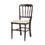 NAPOLEON - Chair - Mokka and cream cover