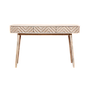 PORTO - Console table L130 - Whitened acacia