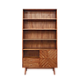 PORTO - Bookcase L100 x H190 - Washed antic