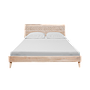 PORTO - Queen size bed 160x200 - Whitened acacia