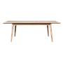 PORTO - Expandable dining table L170 / L220 - Whitened acacia
