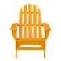 EDMONTON - Outdoor armchair L74 - Pineapple yellow