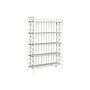 CHARLES - Shoe rack L75 x H110 - Patina white and White