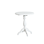 ANCILLA - Side table Diam.50 x H60 - Brocante white