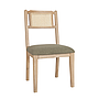 SAVANA - Chair - Toffee,Natural cane,Almond green cover