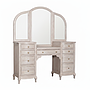 JULIA - Dressing table L140 x W50 - Whitened acacia
