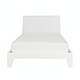 KELSEY - Single size bed (Mattress 100x200) - White