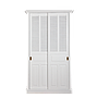 MERRYL - Wardrobe L120 x H200 / Slidding doors - Brocante white