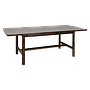 LEEDEN - Extendable dining table L160/210 x W100 - Mokka