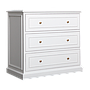 KELAN - Chest of 3-drawer L93 x H85 - Brocante white