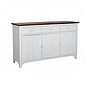 MARIGNY - Sideboard L160 - Brocante white and Washed antic