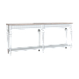 VAKO - Console table L180 - Brocante white and Whitened acacia