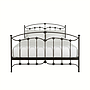 GABIN - Wrought iron queen size bed (Mattress 160x200) - Burnish