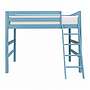 LODGE - Twin size loft bed (Mattress 120x200) - Stone blue