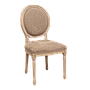 ORLEANS - Dining chair - Toffee and Light brown cover