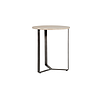 ILYES - Side table Diam.50 x H60 - Vintage anthracite and Toffee