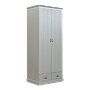 ELIN - Wardrobe L80 x H190 - Pearl grey