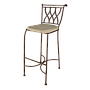 JUDITH - Bar chair H113 - Burnish and Off-white cushion