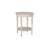 ORLEANS - Side table Diam.55 x H65 - Whitened acacia