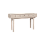 QUADRAE - Console table L130 - Whitened acacia
