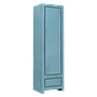 RUBEN- Wardrobe L60 x H210 - Shabby stone blue