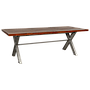 BALTIMORE - Dining table L220 x W100 - Vintage silver and Washed antic