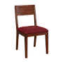 MARIGNY - Chair - Washed antic and Red cover