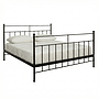 GARDANNE - Metal king size bed (Mattress 180x200) - Burnish