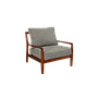 VOLTUMNA - Armchair - Washed antic and Grey cushions