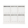 NAMUR - Shoe cabinet L97 x H85 - Brushed white