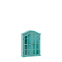 CLAVERTON - Wall cabinet L60 x H80 - Water blue