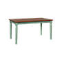 ORLEANS - Dining table L140 x W80 - Brocante mint and Washed antic