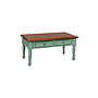 BERENICE - Coffee table L90 x W50 - Brocante mint and Washed antic