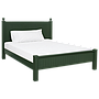 ALES - Queen size bed (Mattress 160x200) - Brocante kaki