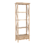 DAPHNEE - Bookcase L70 x H190 - Toffee