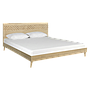 PORTO - King size bed (Mattress 180x200) - Toffee
