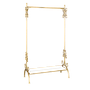 RIKKE - Clothes rack L100 - Gold and White