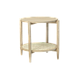 OVEANO - Side table DIAM.60 x H55 - Toffee and Natural cane