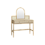 	LUMAE - Dressing table L95 x H131 - Toffee and Natural cane