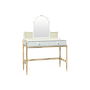 	LUMAE - Dressing table L95 x H131 - White, Toffee and Natural cane