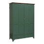 MARIGNY - Wardrobe L140 x H200 - Brocante kaki and Washed antic