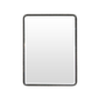 ASTHESIO- Metal mirror - 80 x 60 - Aged anthracite