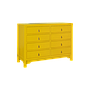 XIAN - Chest of drawers L120 x H90 - Pineapple yellow
