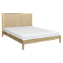LEEDEN - Queen size bed (Mattress 160x200) - Toffee