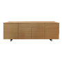 ELIAN - Sideboard L210 - Natural oak and Vintage anthracite